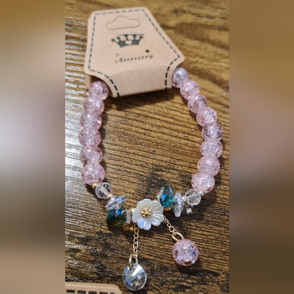 NWT Fashion Bohemian Glass & Synthetic Bracelets.